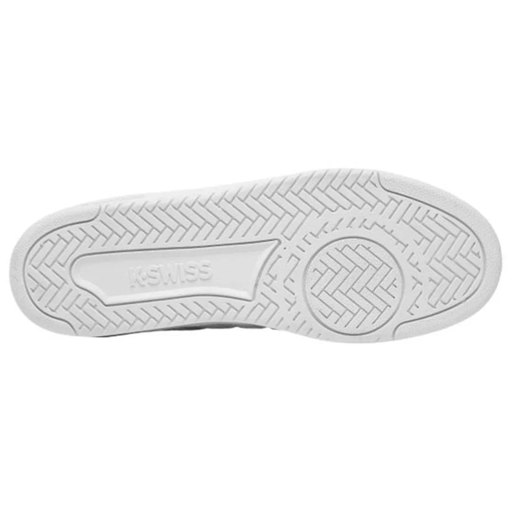 K-Swiss Women's Court Sneaker White Lightweight Synthetic Leather Size 8 M